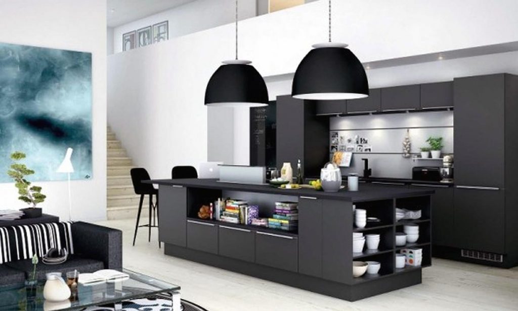 mutfaklar için dekorasyon önerileri 2 acik mutfak