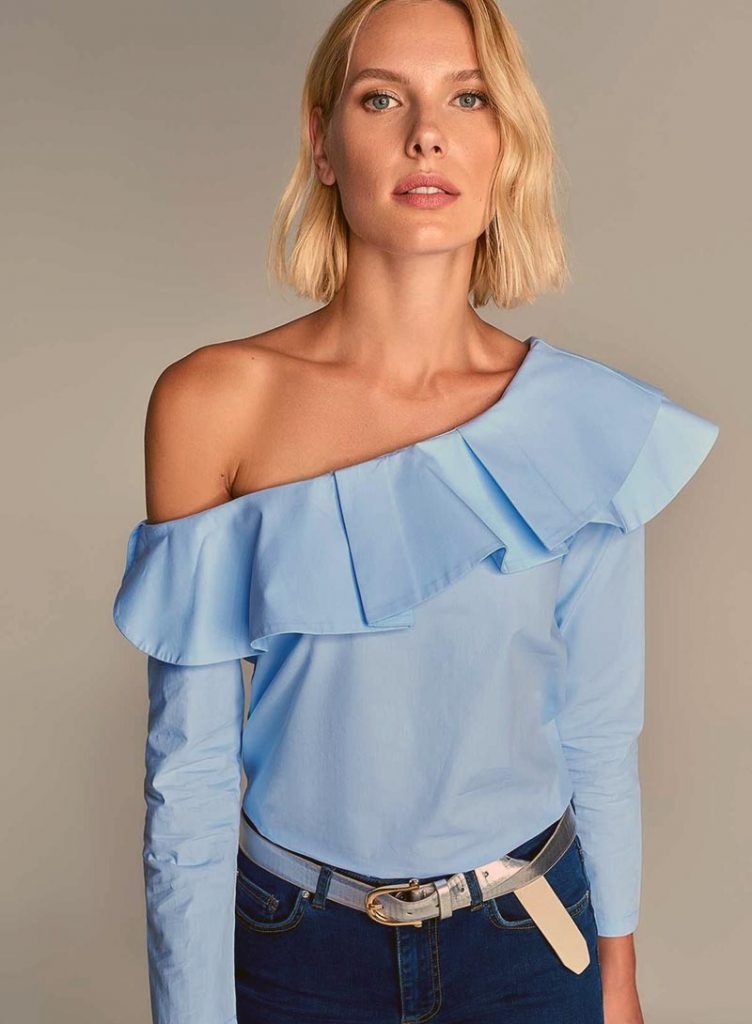 düşük omuz gömlek