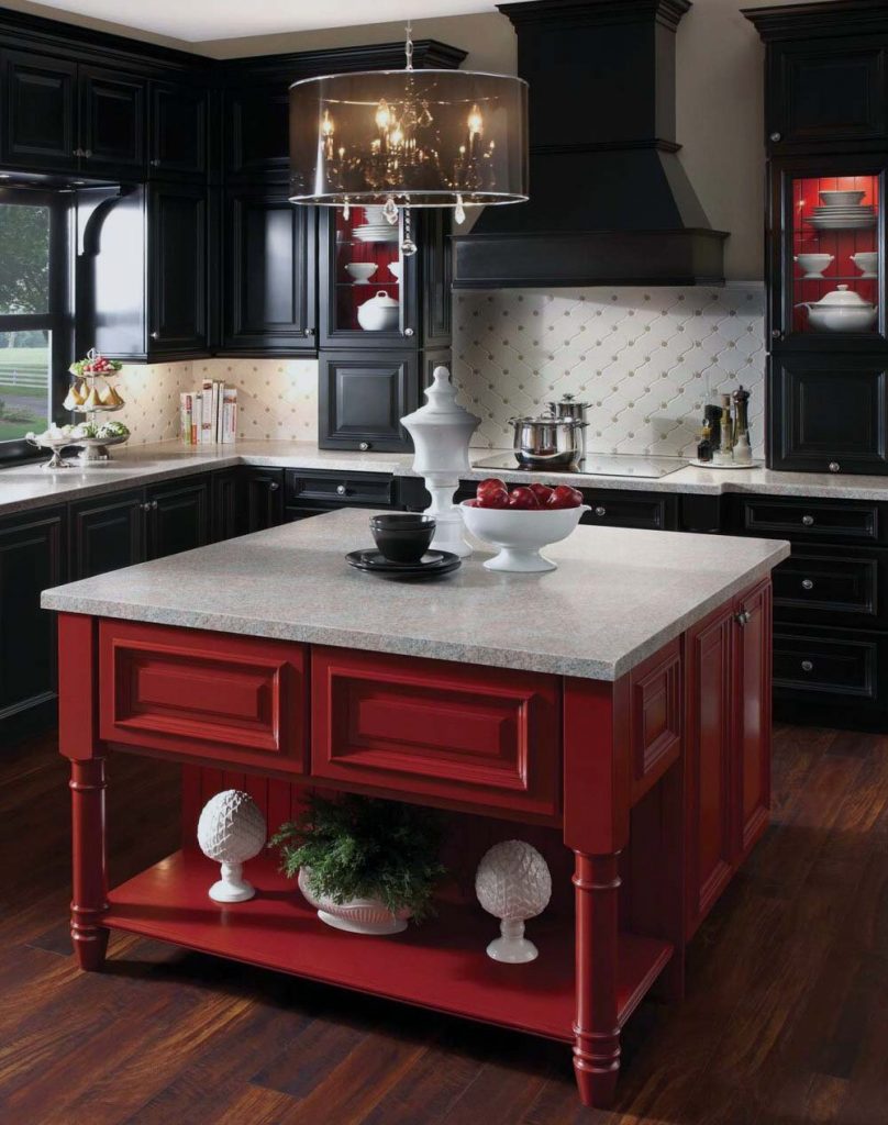 mutfaklar için dekorasyon önerileri 3 koyu mutfak dolaplari