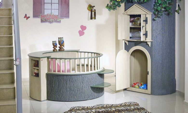 küçük odalara bebek odası dekorasyonu
