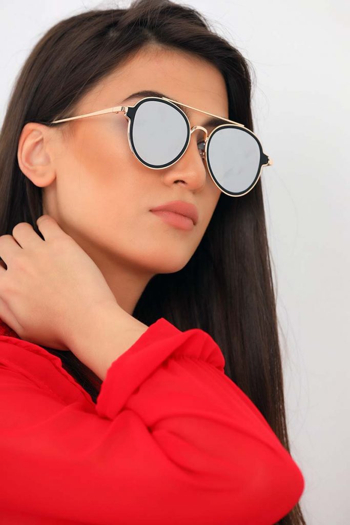 Kadın Güneş Gözlüğü Modelleri 2021 6 aynali retro gunes gozlugu
