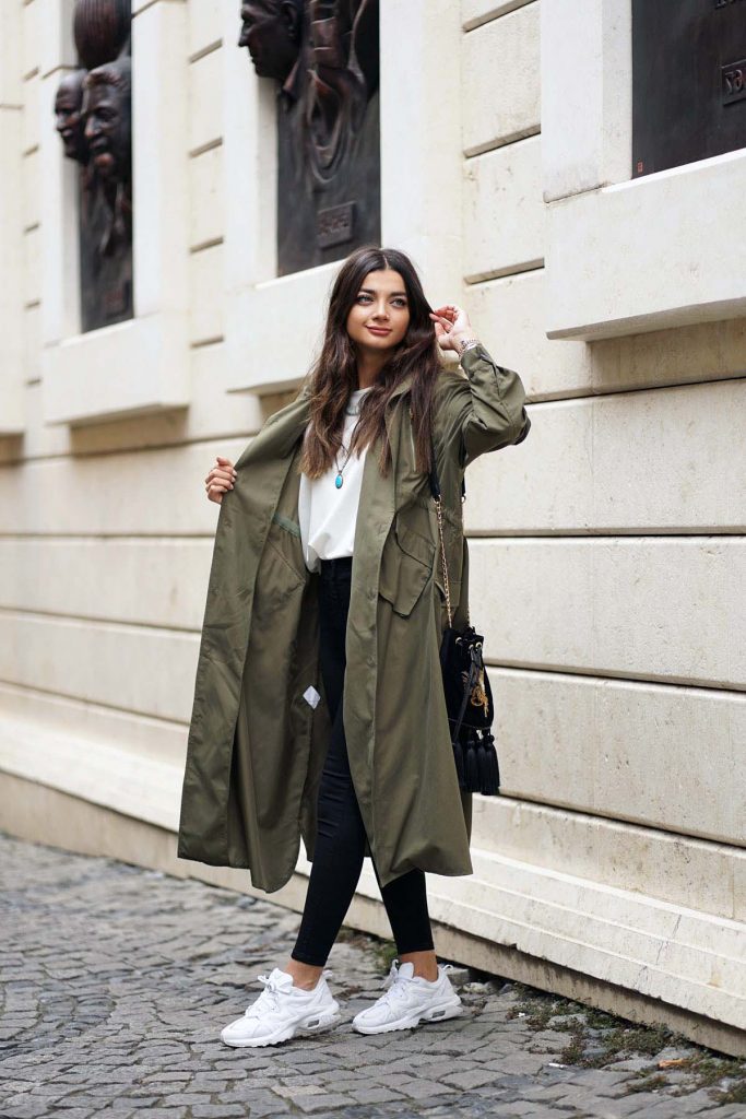 kadın trençkot kombinleri 2021 6 salas trenckot kombini