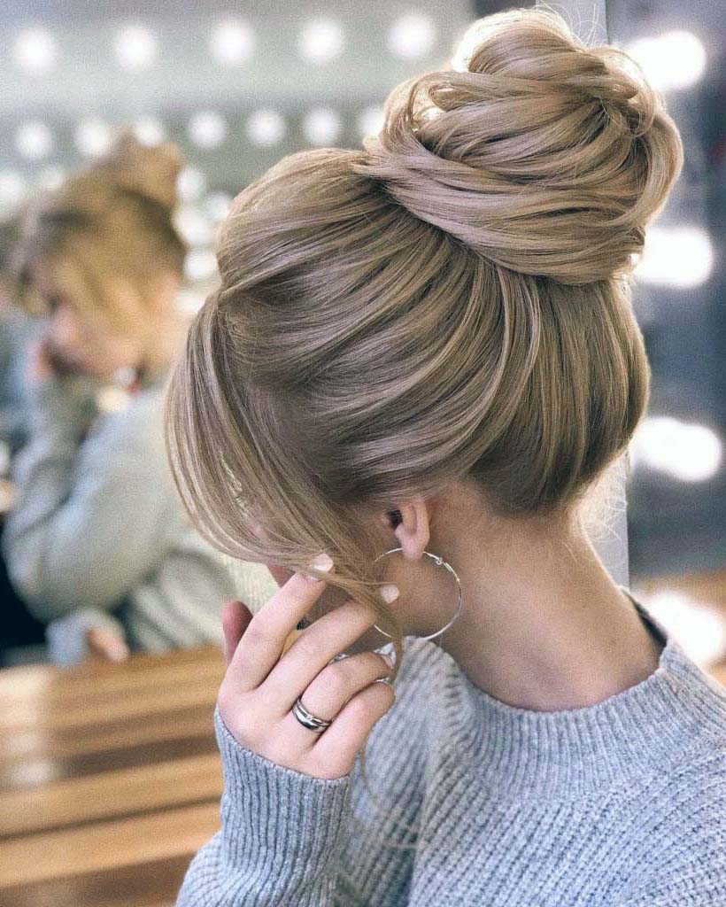 düğün saç modelleri trendleri 16 tepeden topuz dugun sac modeli