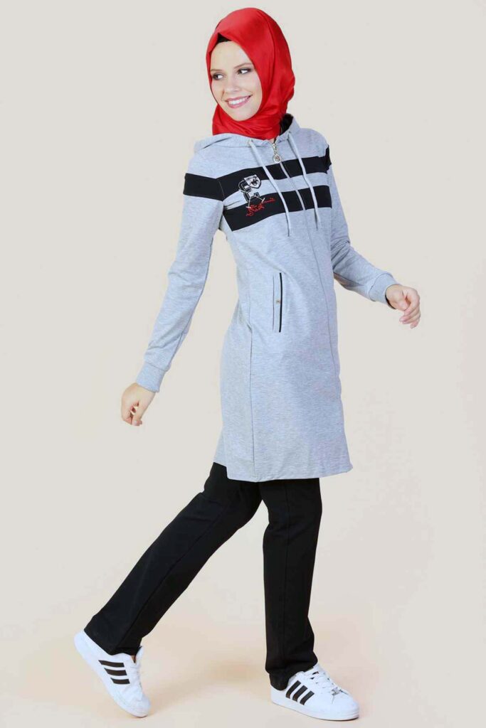 tesettur spor tunik modelleri