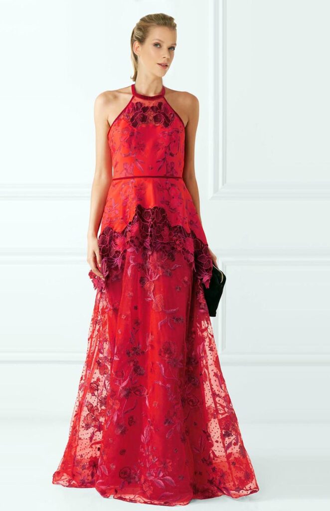 dantelli kina elbisesi