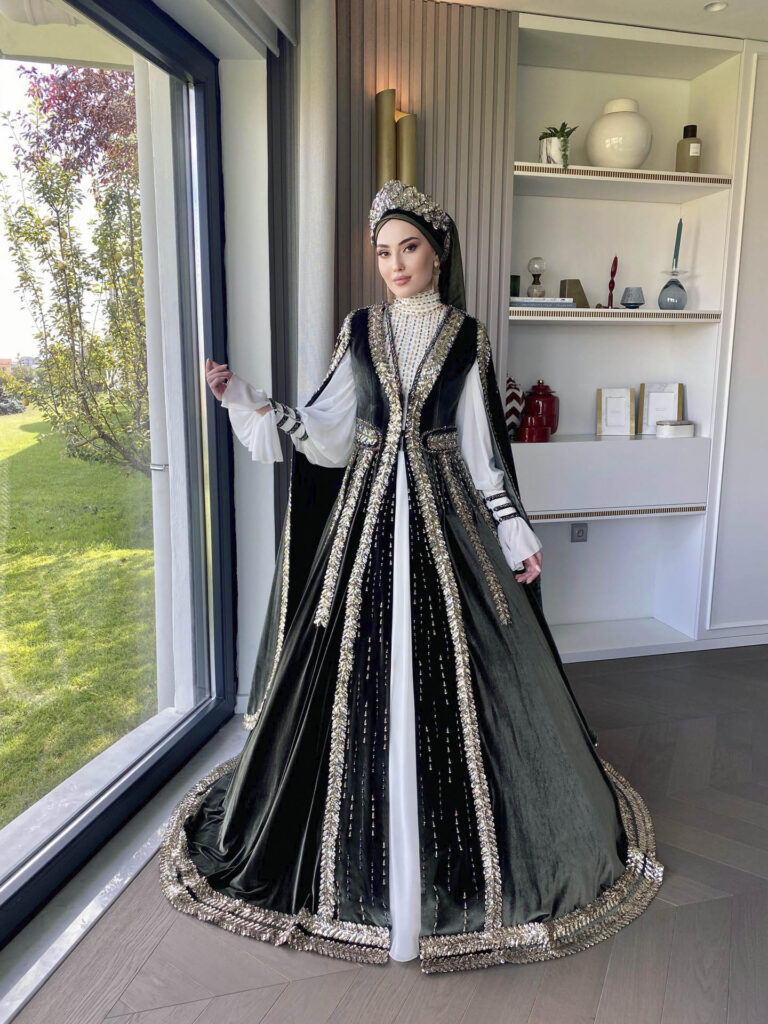 bindallı modelleri 2022-2023 9 tesettur kadife bindalli