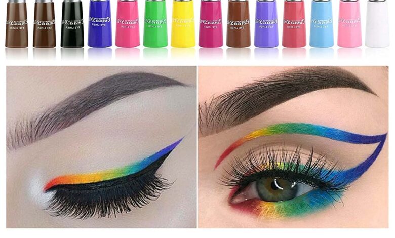 renkli eyeliner modelleri