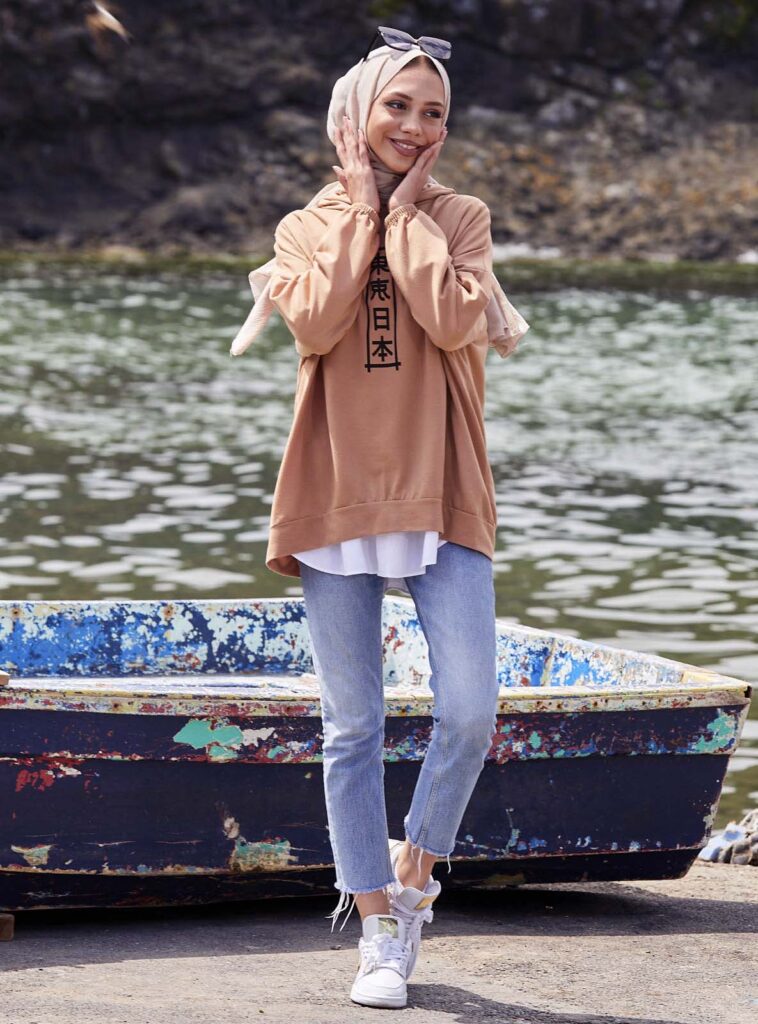 sweatshirt kombinleri 6 tesettur sweatshirt kombin