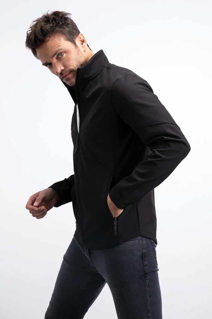 siyah ince erkek mont 1