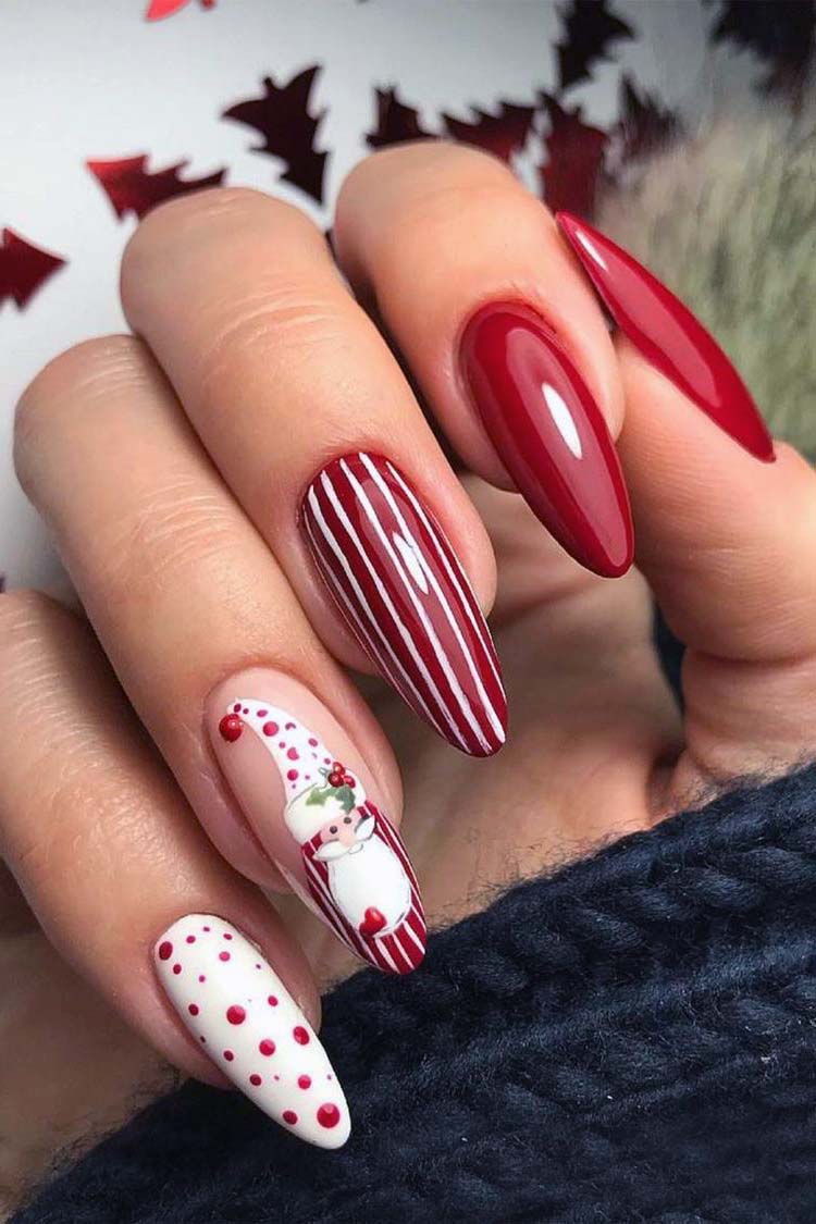 yılbaşı tırnak modelleri